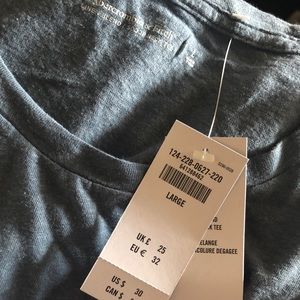 Abercrombie & Fitch Linen-Blend Scoopneck Tee